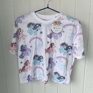 NWT My Little Pony cropped top women’s sz M